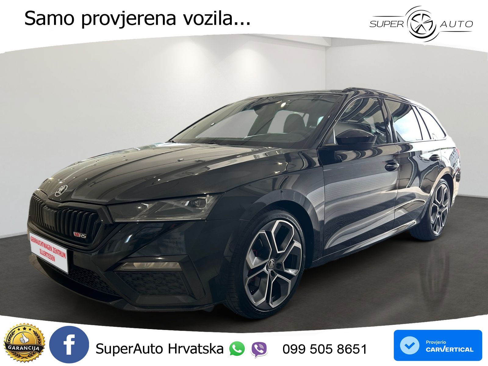 Škoda Octavia Combi RS 2.0 TDI (200 KS) 4x4 DSG LED+GR SJED+ACC
