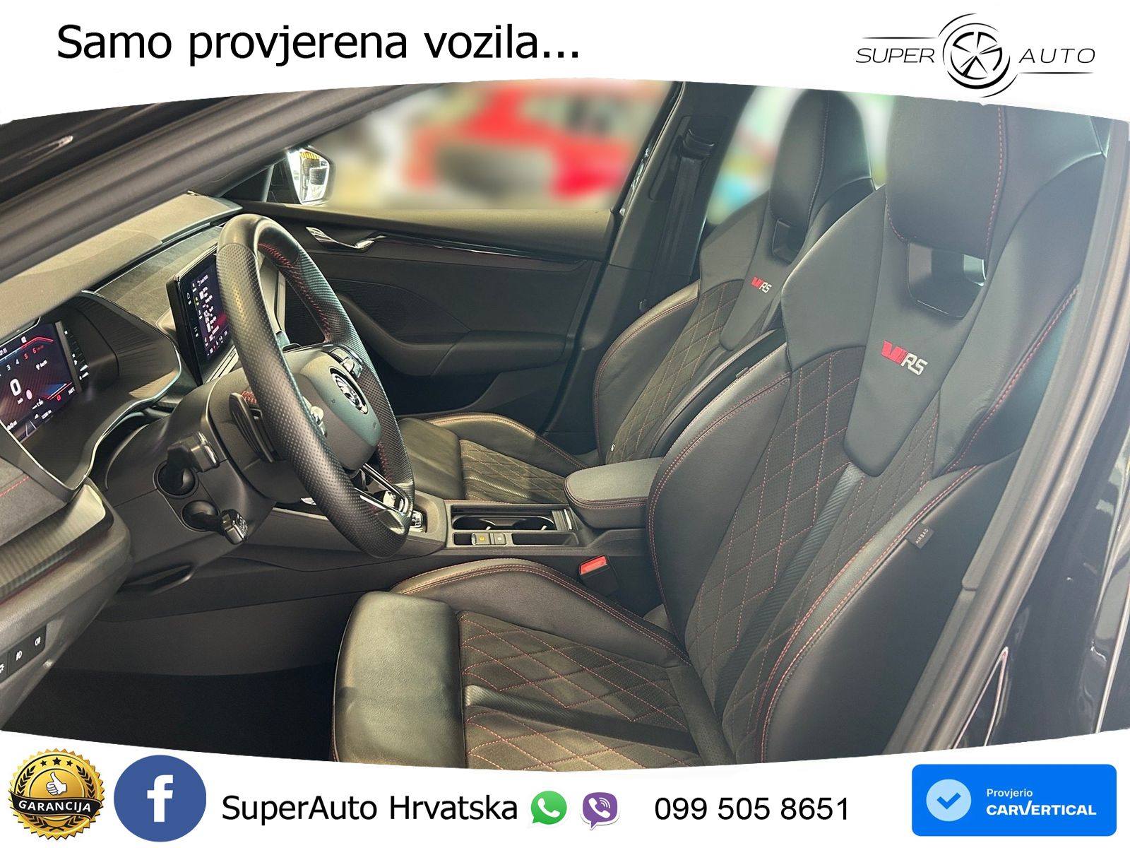 Škoda Octavia Combi RS 2.0 TDI (200 KS) 4x4 DSG LED+GR SJED+ACC