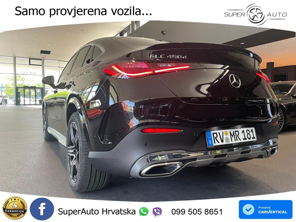 Mercedes GLC Coupe 450d (367 KS) 4MATIC 9G-TRONIC AMG ACC+HEAD+4xGR SJED+360+PANO