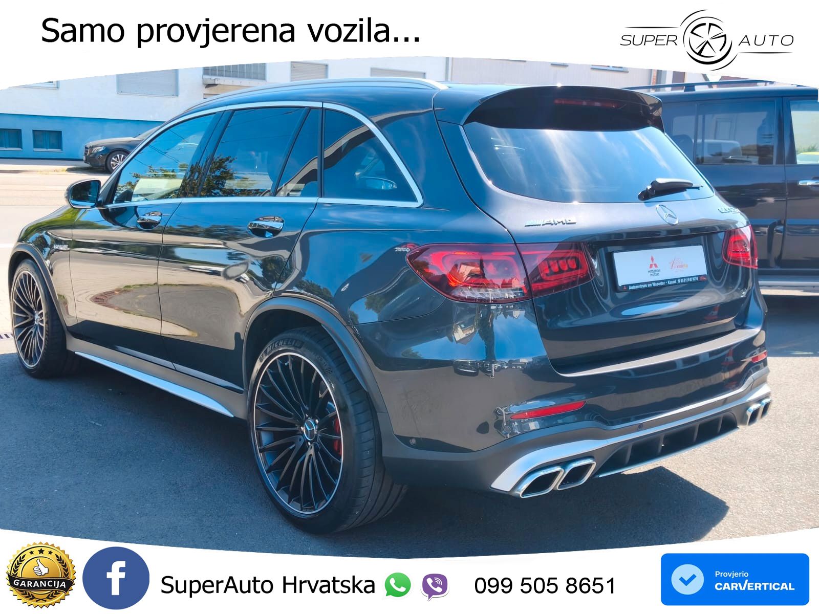 Mercedes AMG GLC 63 S V8 (510 KS) 4MATIC+ MCT LED+GR SJED+ACC