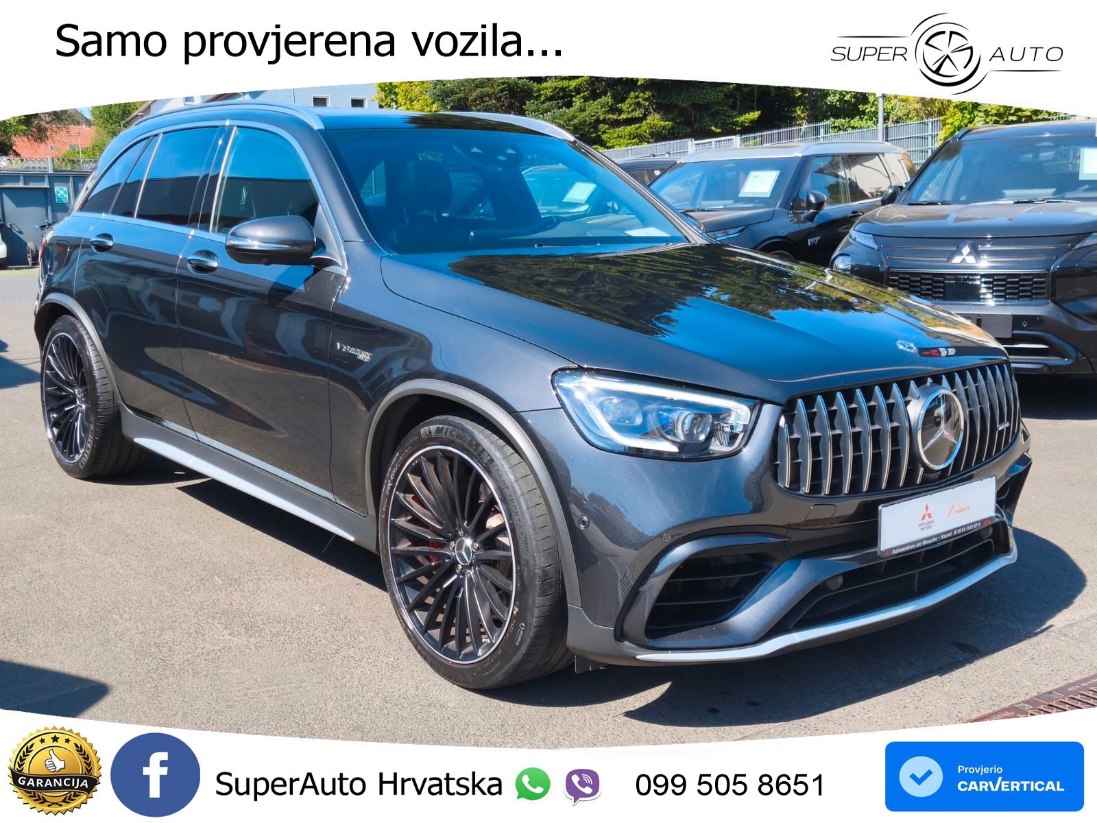 Mercedes AMG GLC 63 S V8 (510 KS) 4MATIC+ MCT LED+GR SJED+ACC