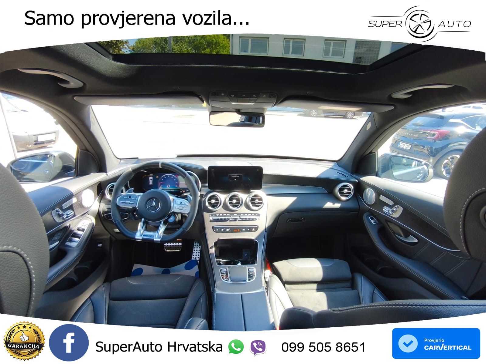Mercedes AMG GLC 63 S V8 (510 KS) 4MATIC+ MCT LED+GR SJED+ACC