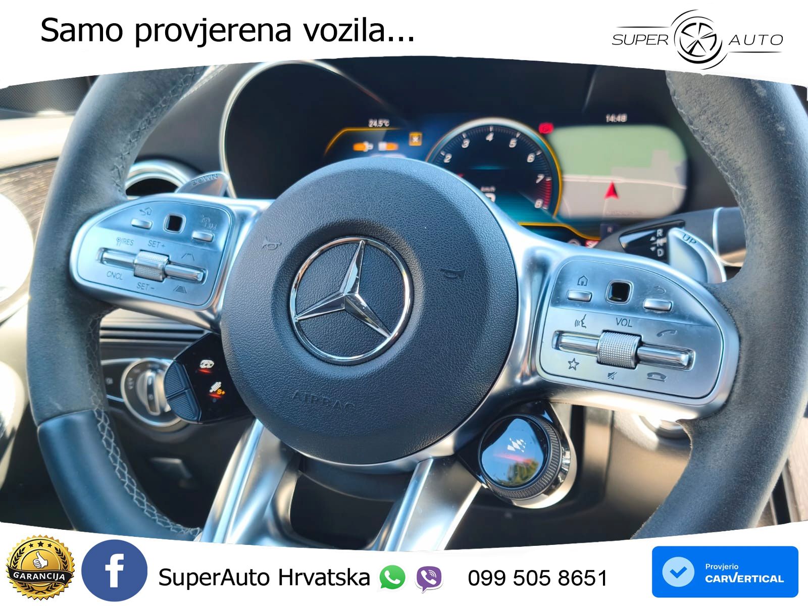 Mercedes AMG GLC 63 S V8 (510 KS) 4MATIC+ MCT LED+GR SJED+ACC