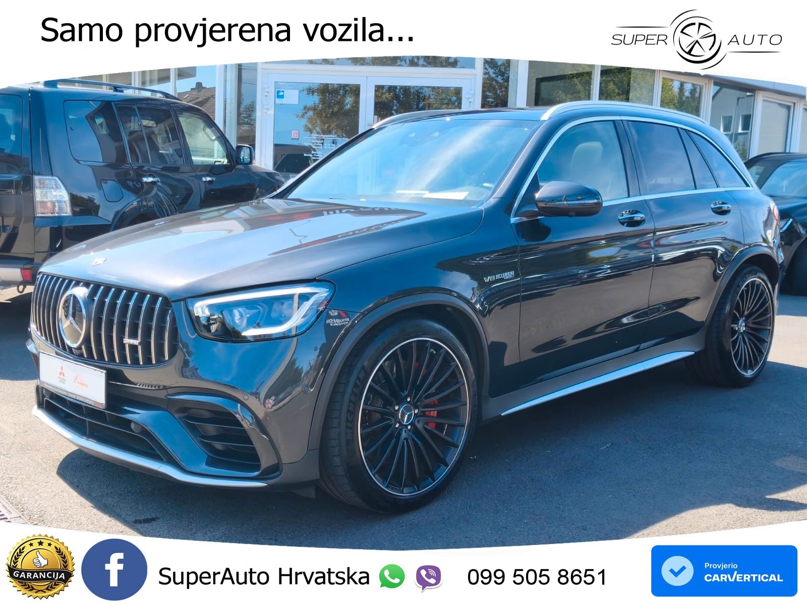 Mercedes AMG GLC 63 S V8 (510 KS) 4MATIC+ MCT LED+GR SJED+ACC