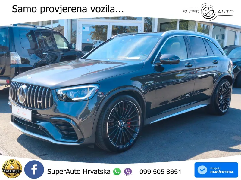 Mercedes AMG GLC 63 S V8 (510 KS) 4MATIC+ MCT LED+GR SJED+ACC