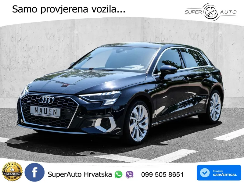 Audi A3 40 TFSI (190 KS) quattro S tronic LED+GR SJED+ACC