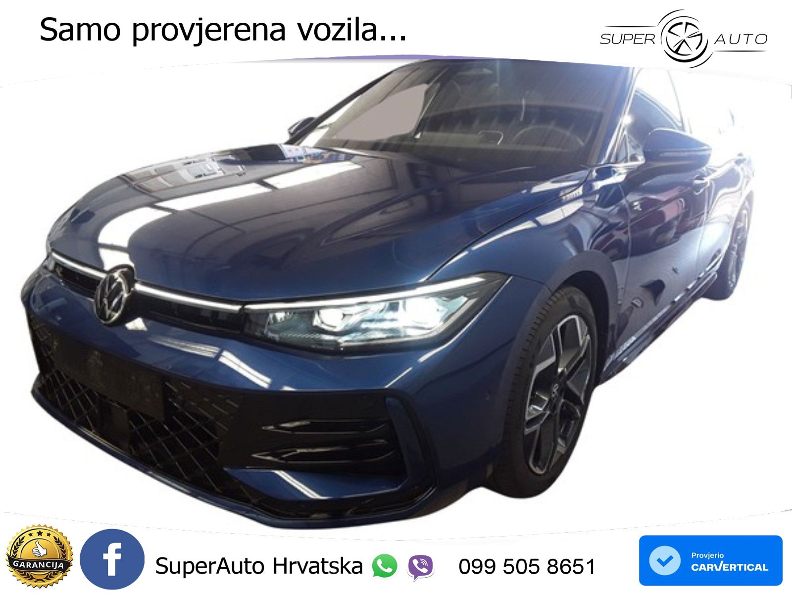 Volkswagen Passat Variant 2.0 TDI (193 KS) 4MOTION DSG R-Line LED+GR SJED+ACC