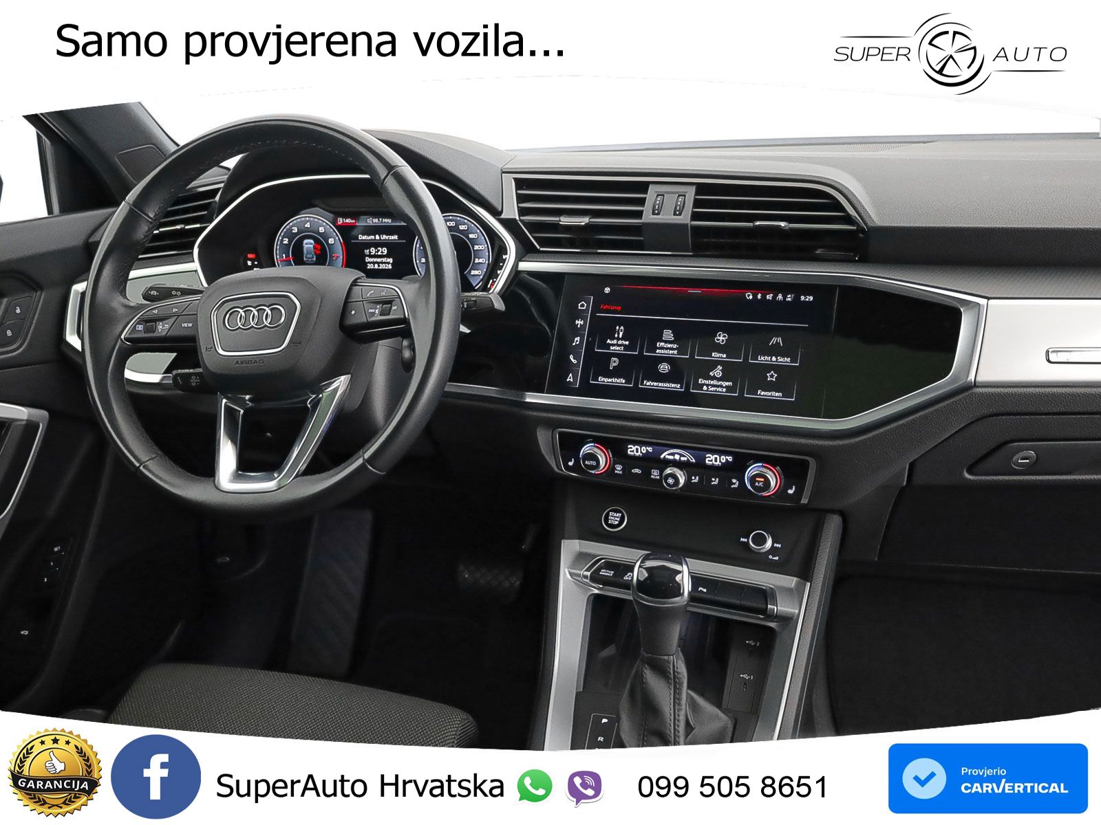 Audi Q3 40 TFSI (190 KS) quattro S tronic S line LED+GR SJED+ACC
