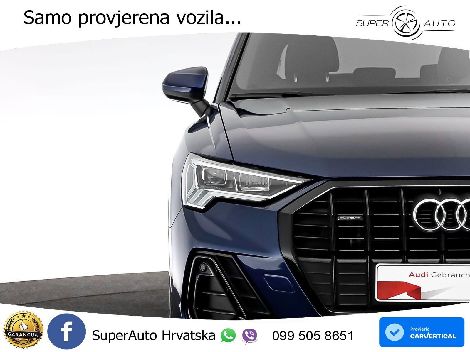 Audi Q3 40 TFSI (190 KS) quattro S tronic S line LED+GR SJED+ACC