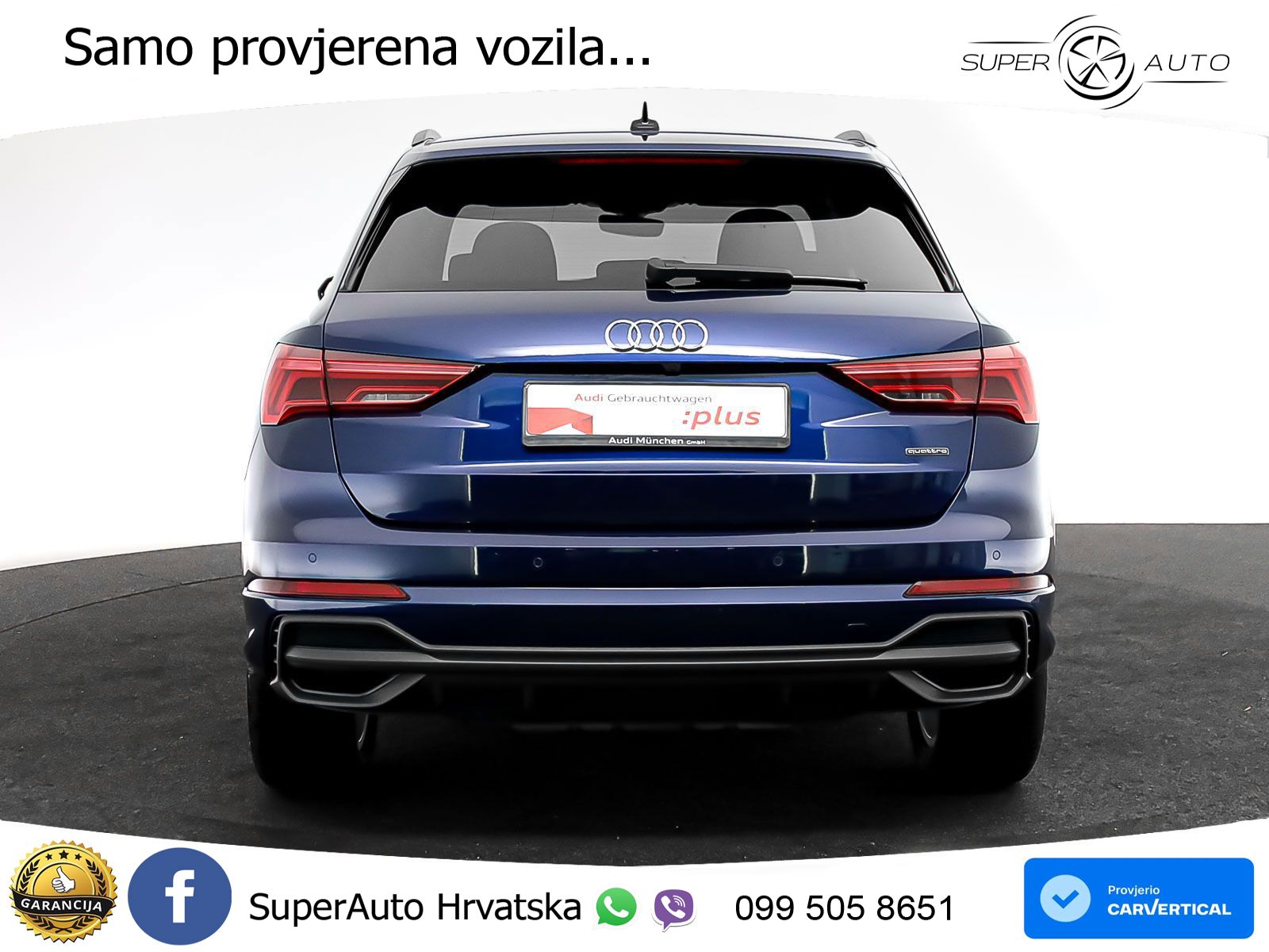 Audi Q3 40 TFSI (190 KS) quattro S tronic S line LED+GR SJED+ACC