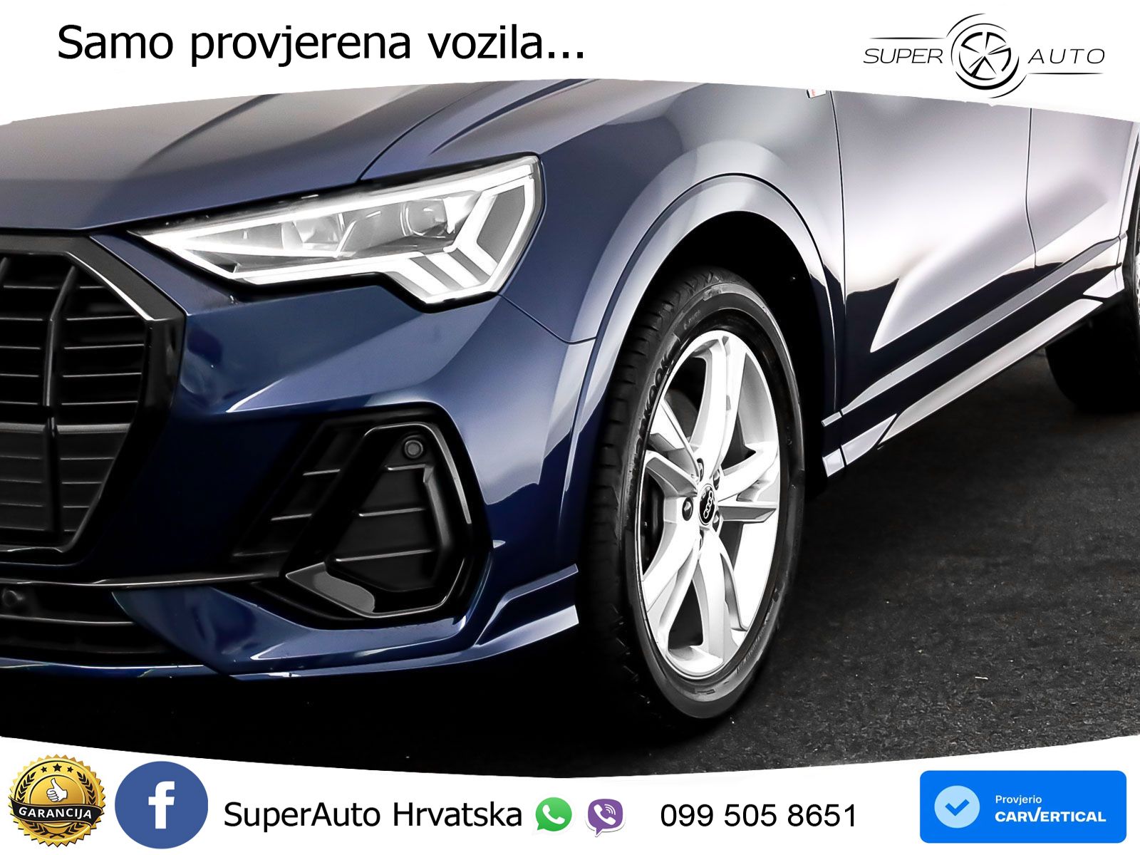 Audi Q3 40 TFSI (190 KS) quattro S tronic S line LED+GR SJED+ACC