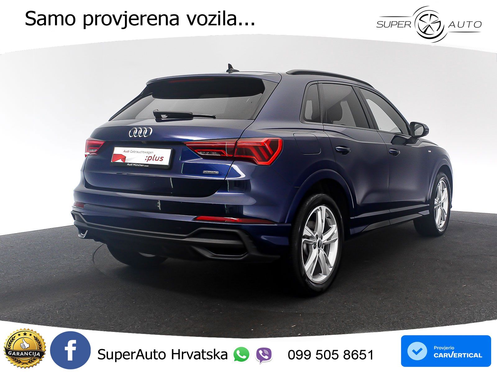 Audi Q3 40 TFSI (190 KS) quattro S tronic S line LED+GR SJED+ACC