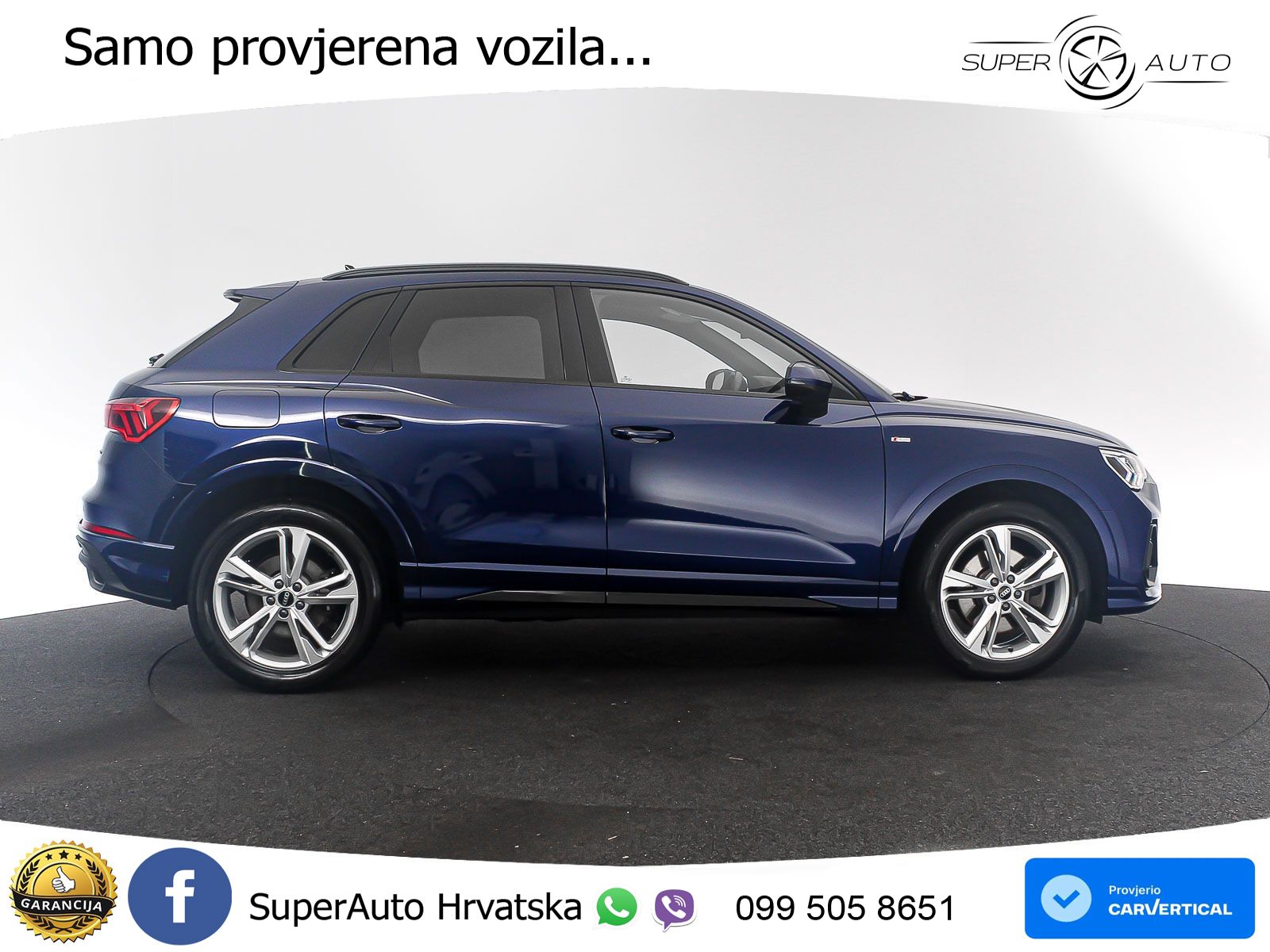 Audi Q3 40 TFSI (190 KS) quattro S tronic S line LED+GR SJED+ACC