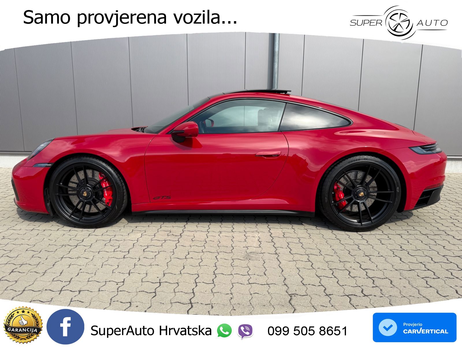 Porsche 911 Carrera 4 GTS 3.0 (480 KS) PDK LED+GR SJED+ACC