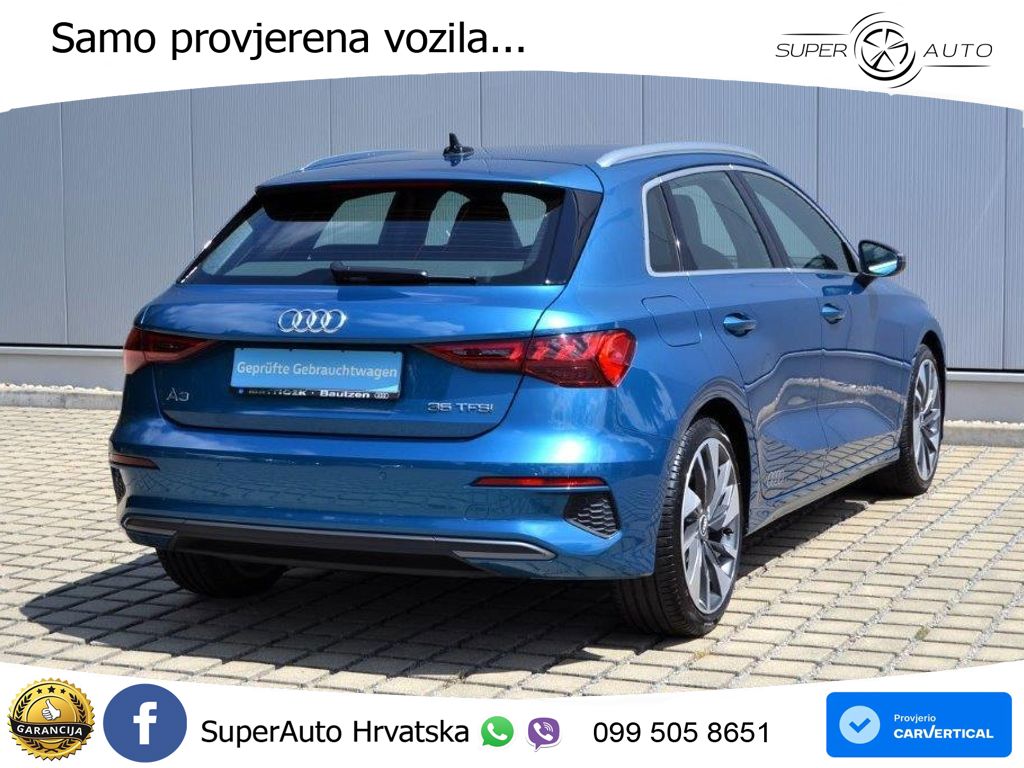 Audi A3 35 TFSI (150 KS) S tronic LED+GR SJED+ACC