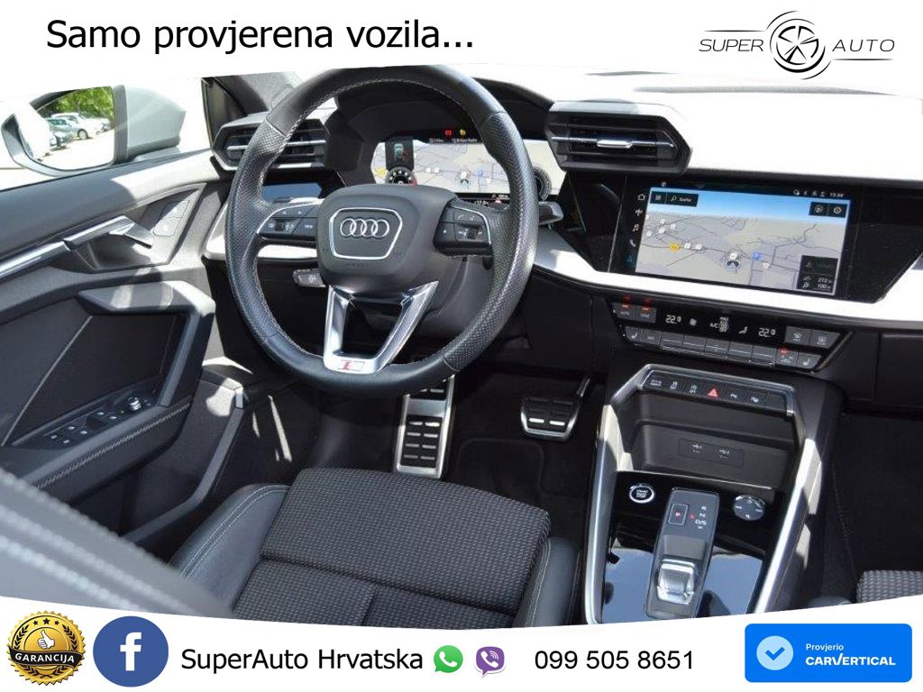 Audi A3 35 TFSI (150 KS) S tronic LED+GR SJED+ACC