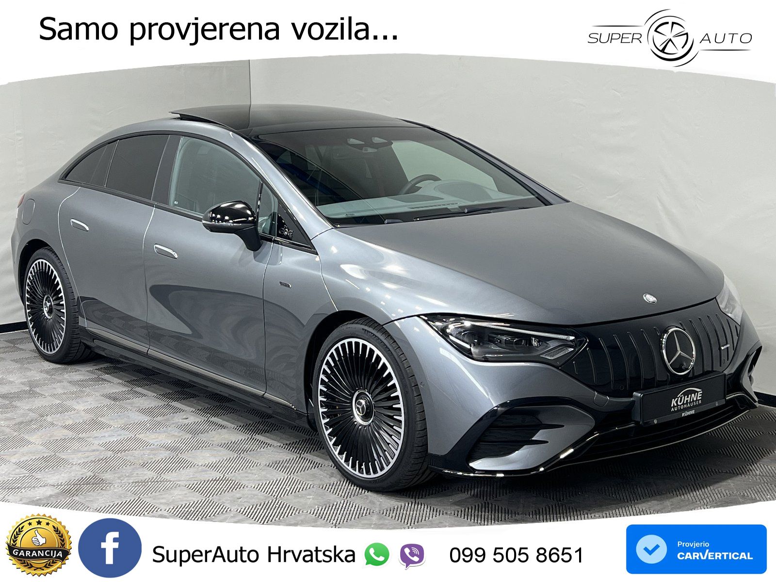Mercedes EQE AMG 43 100 kWh (476 KS) 4MATIC ACC+HEAD+4xGR SJED+360+PANO