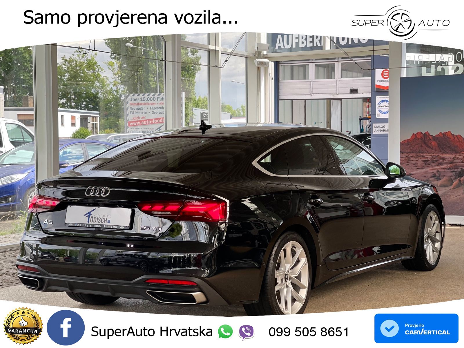 Audi A5 Sportback 35 TDI (163 KS) S tronic LED+GR SJED+ACC