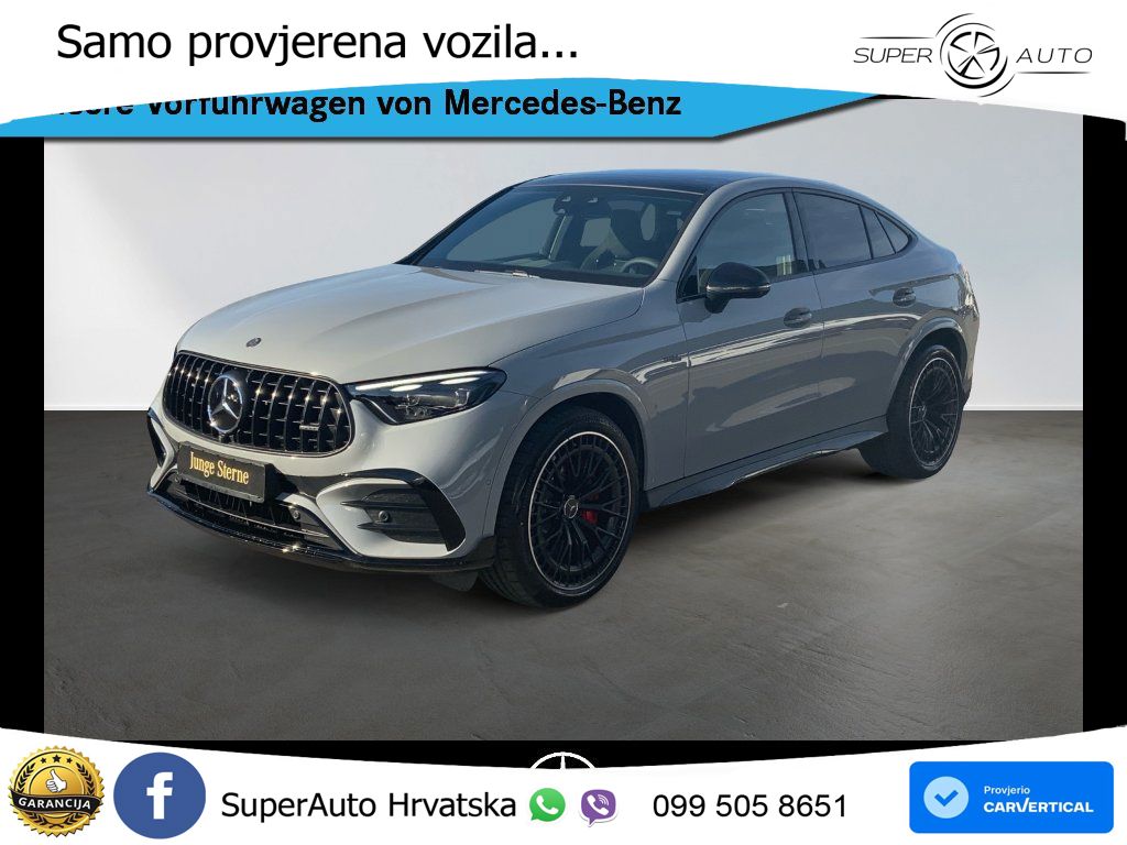 Mercedes GLC Coupe AMG 53 (449 KS) 4MATIC+ AMG SPEEDSHIFT TCT 9G ACC+GR SJED+360+PANO