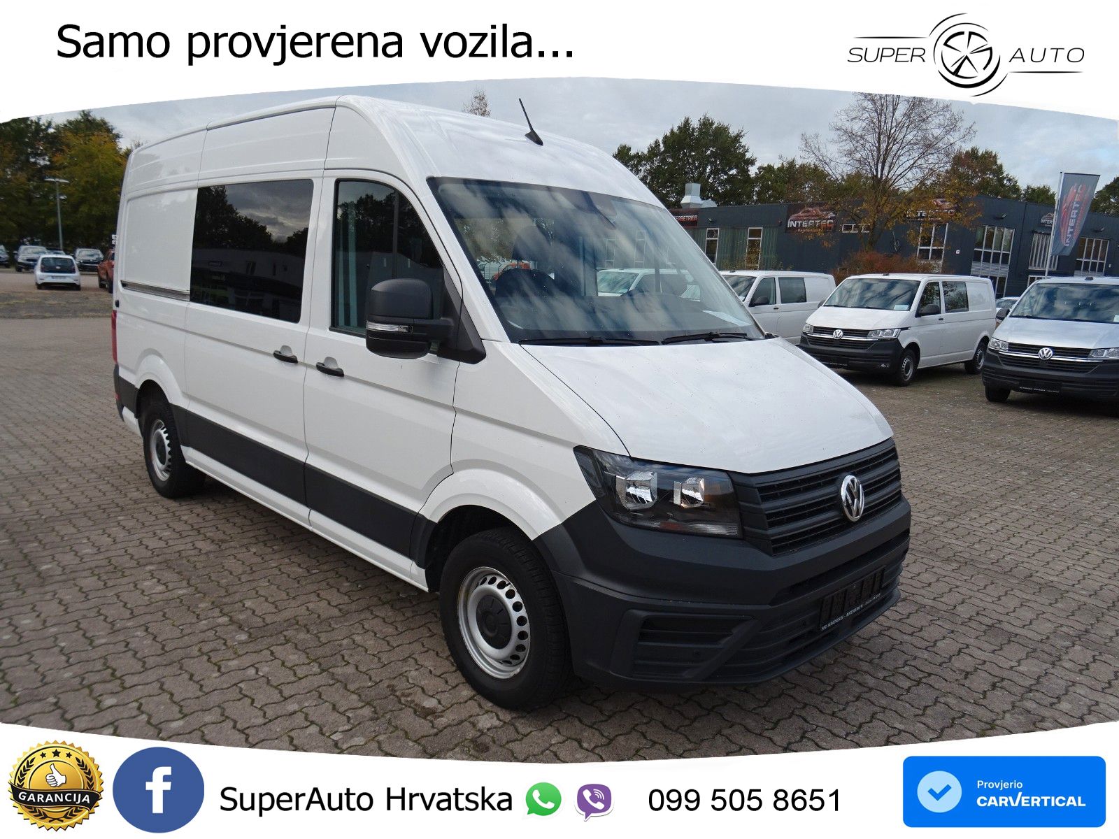 Volkswagen Crafter 35 Kasten Plus Mixto MR 5.Sitze AHK 3.5 140 KS