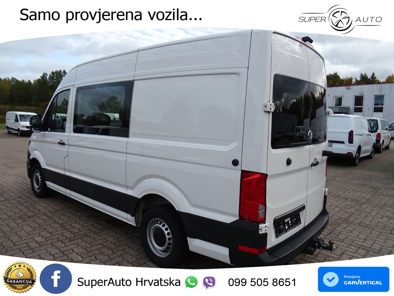 Volkswagen Crafter 35 Kasten Plus Mixto MR 5.Sitze AHK 3.5 140 KS
