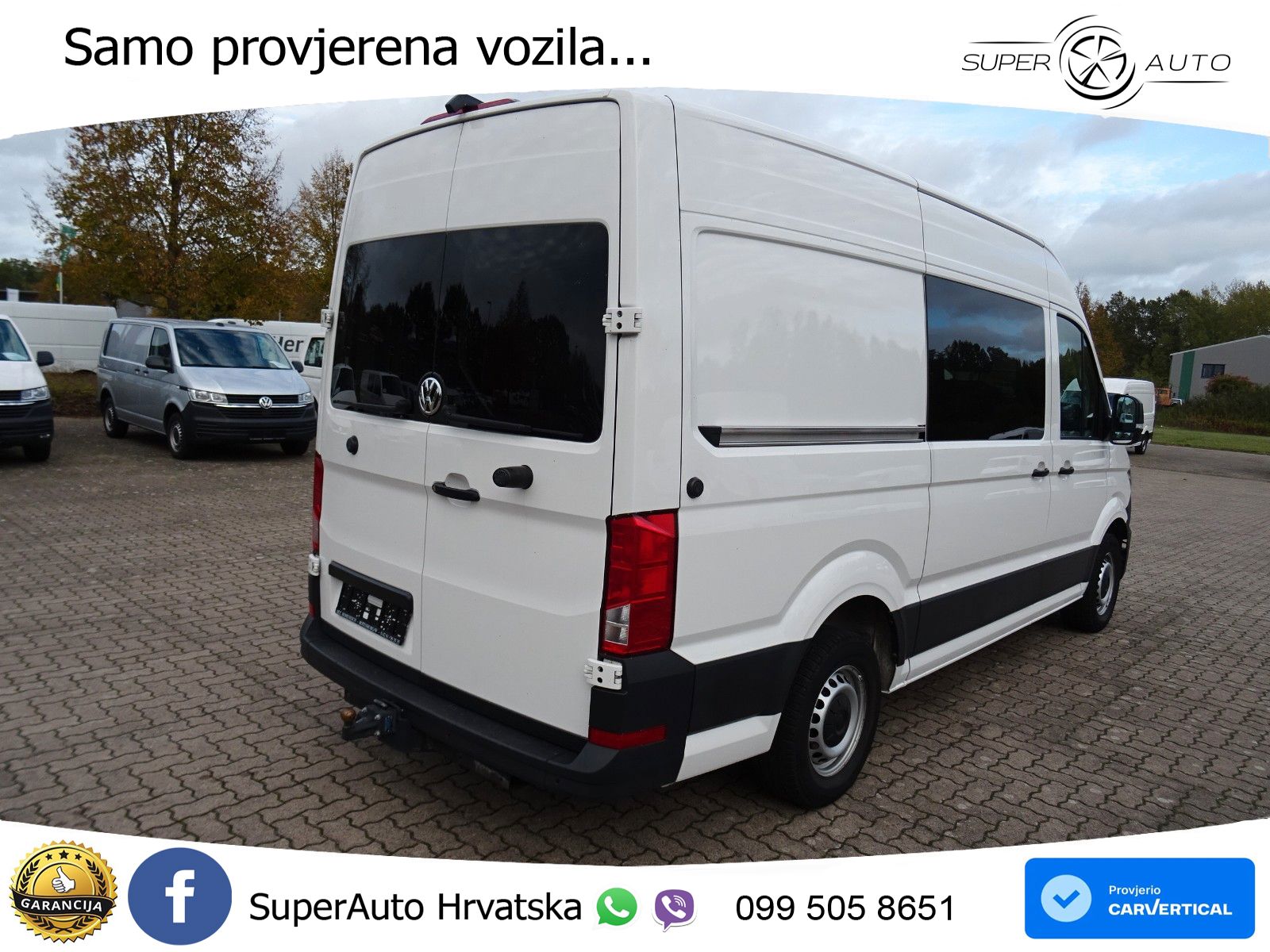 Volkswagen Crafter 35 Kasten Plus Mixto MR 5.Sitze AHK 3.5 140 KS