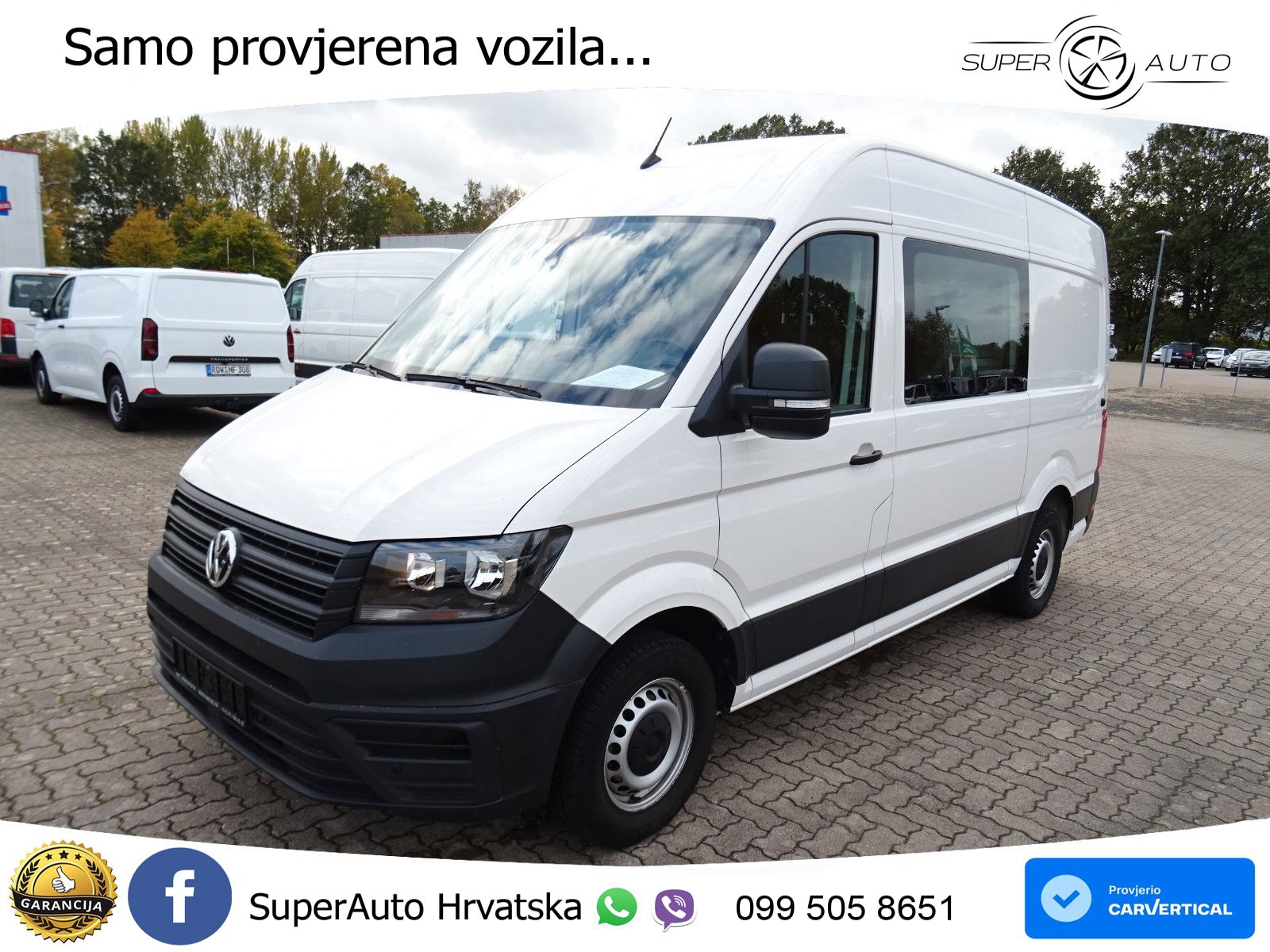 Volkswagen Crafter 35 Kasten Plus Mixto MR 5.Sitze AHK 3.5 140 KS