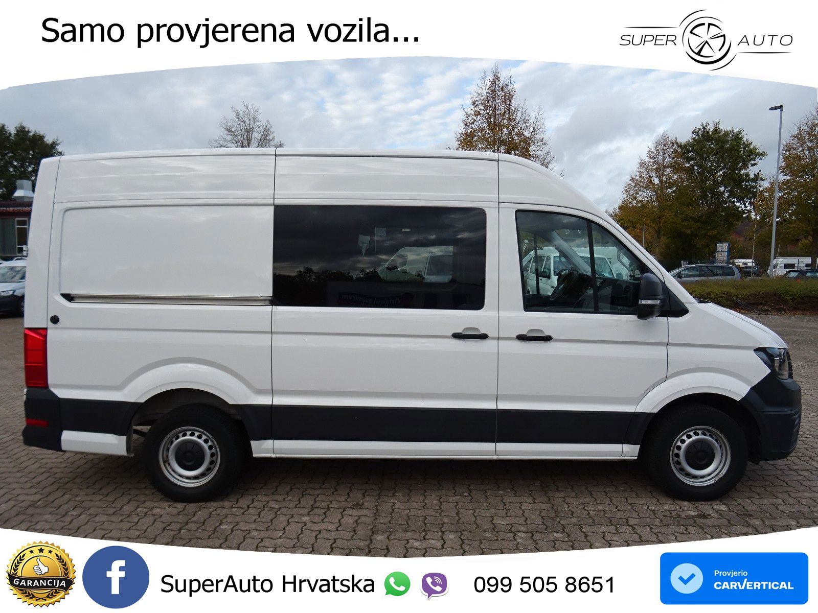 Volkswagen Crafter 35 Kasten Plus Mixto MR 5.Sitze AHK 3.5 140 KS