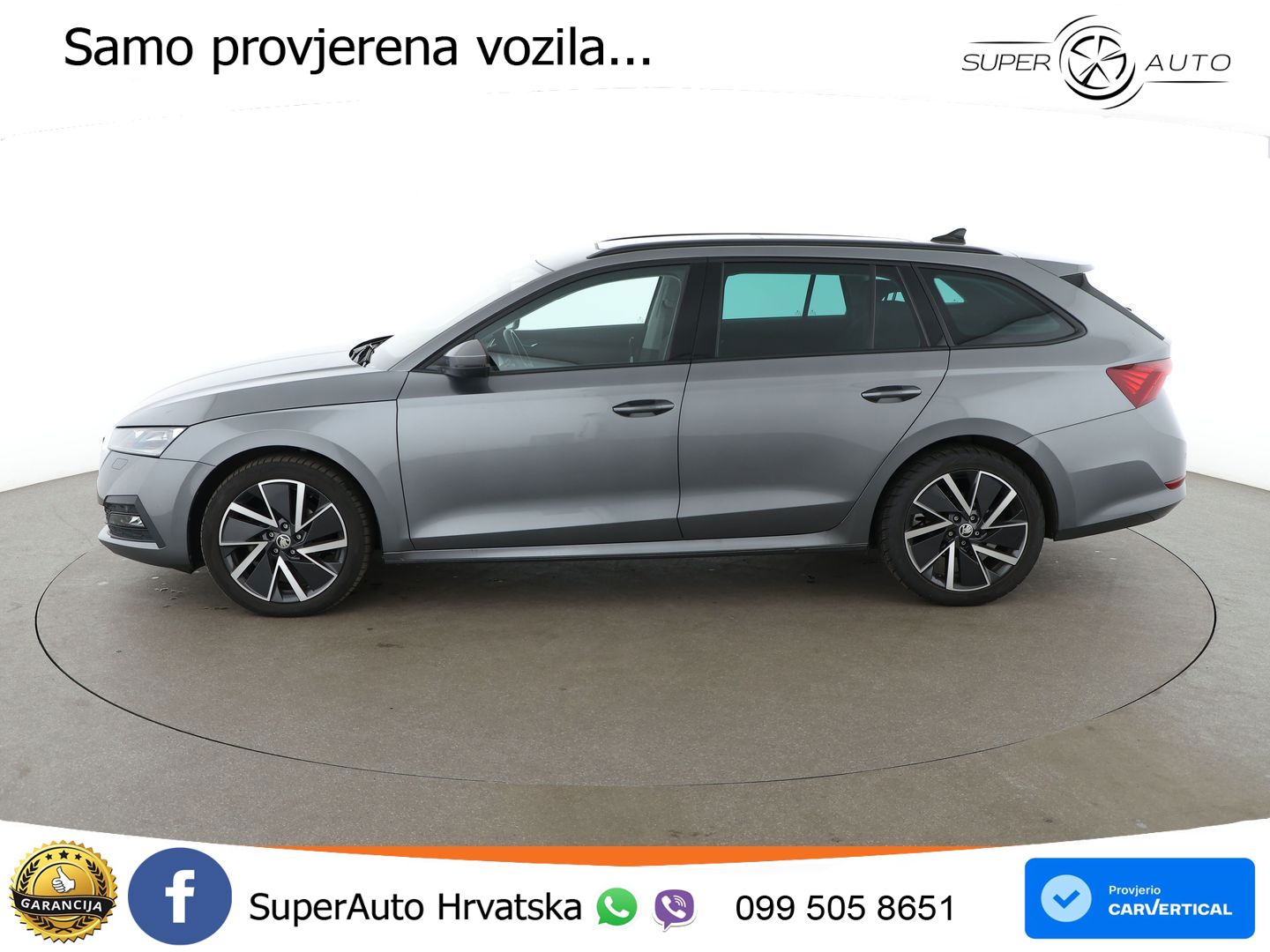 Škoda Octavia Combi 2.0 TDI (150 KS) DSG LED+GR SJED+ACC