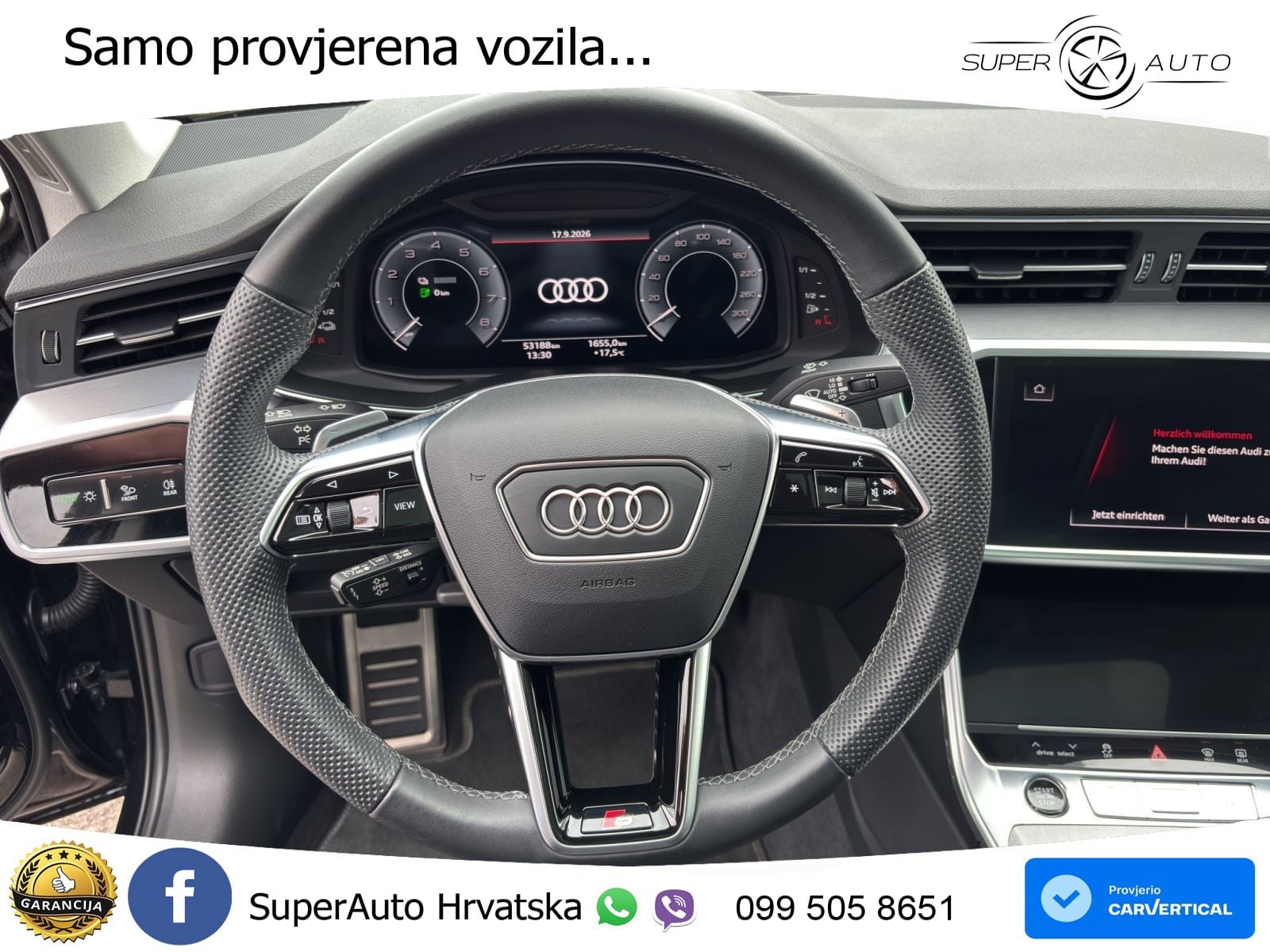 Audi A6 55 TFSIe (367 KS) quattro ultra S tronic S line MATRIX+GR SJED+KAM