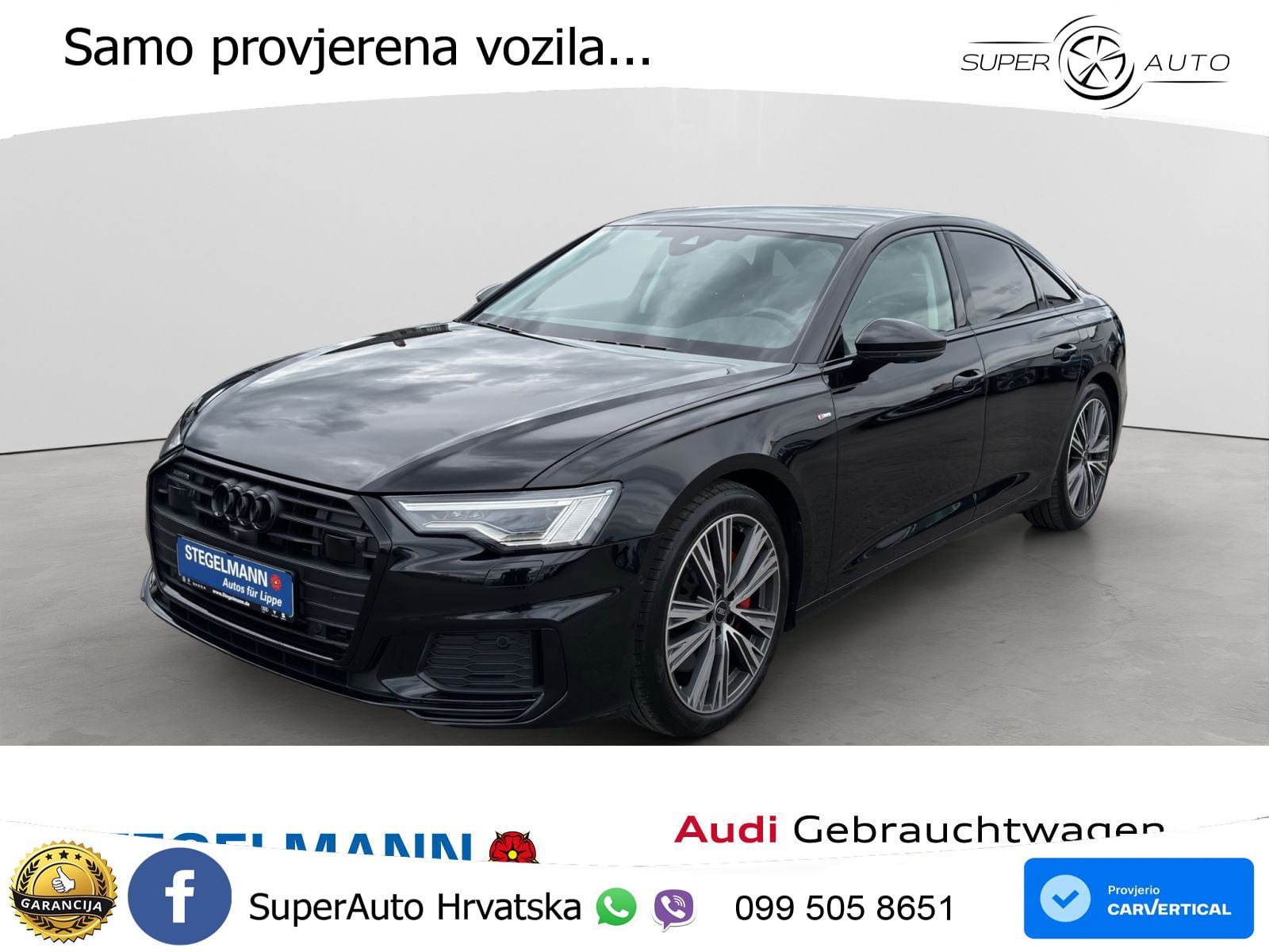 Audi A6 55 TFSIe (367 KS) quattro ultra S tronic S line MATRIX+GR SJED+KAM