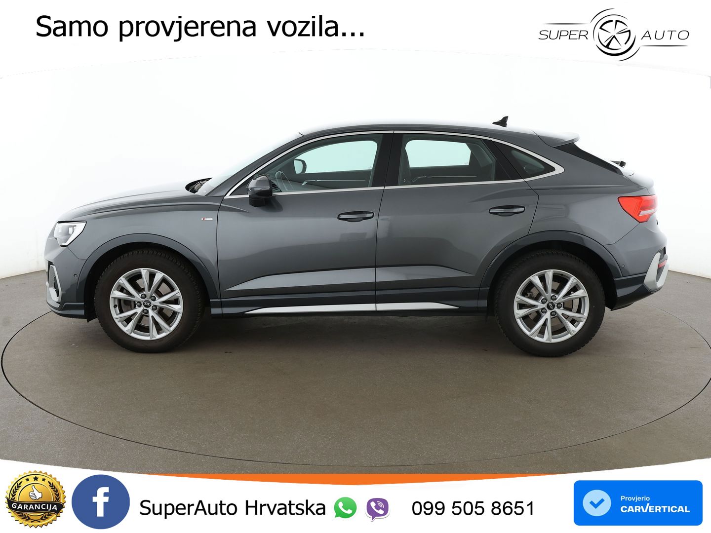 Audi Q3 II Sportback 40 TFSI (190 KS) quattro S tronic S line LED+GR SJED+ACC