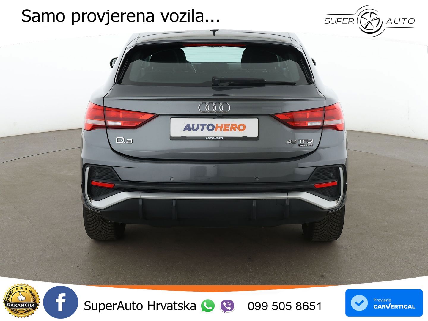 Audi Q3 II Sportback 40 TFSI (190 KS) quattro S tronic S line LED+GR SJED+ACC