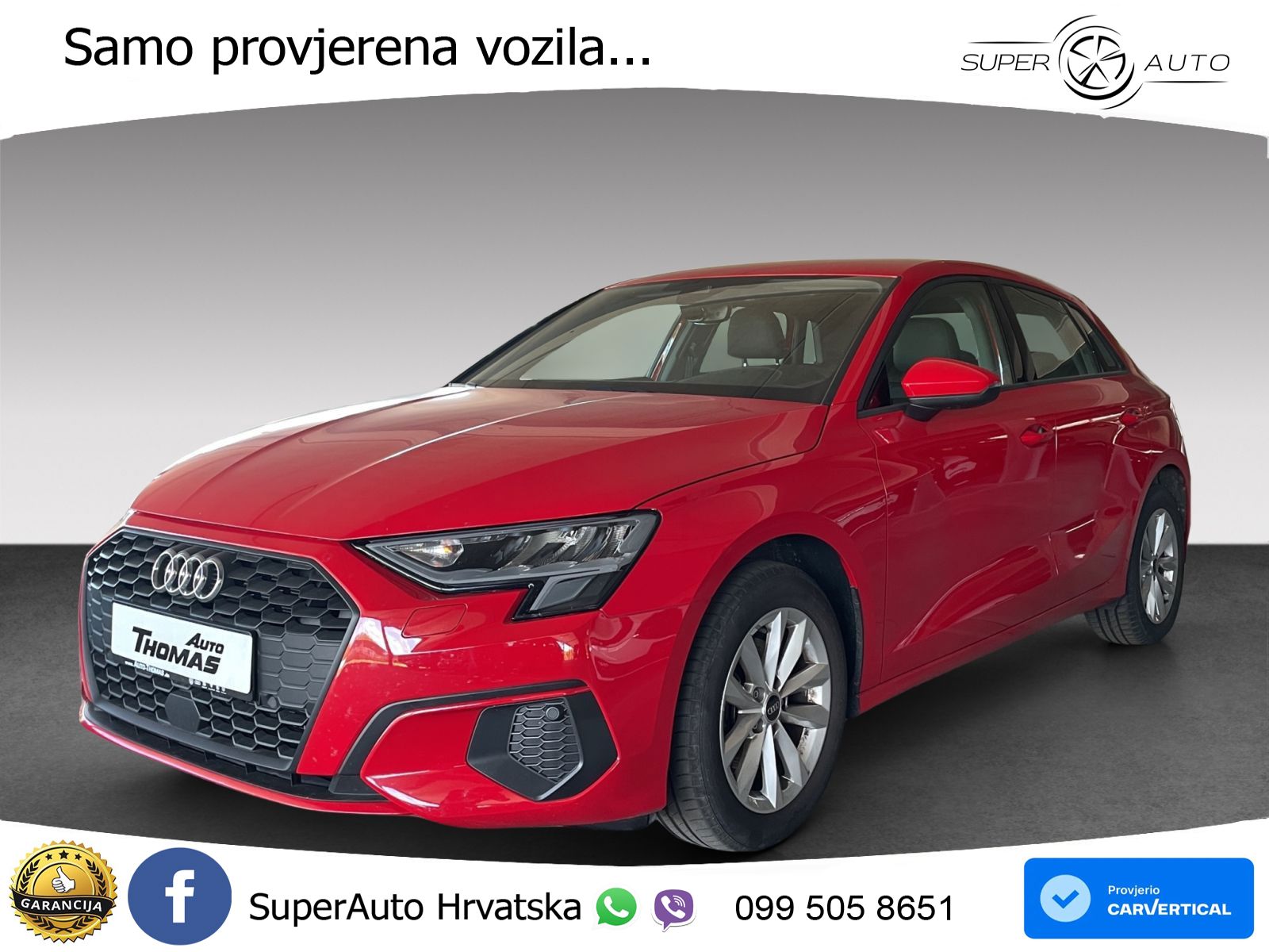 Audi A3 35 TFSI (150 KS) LED+GR SJED+ACC