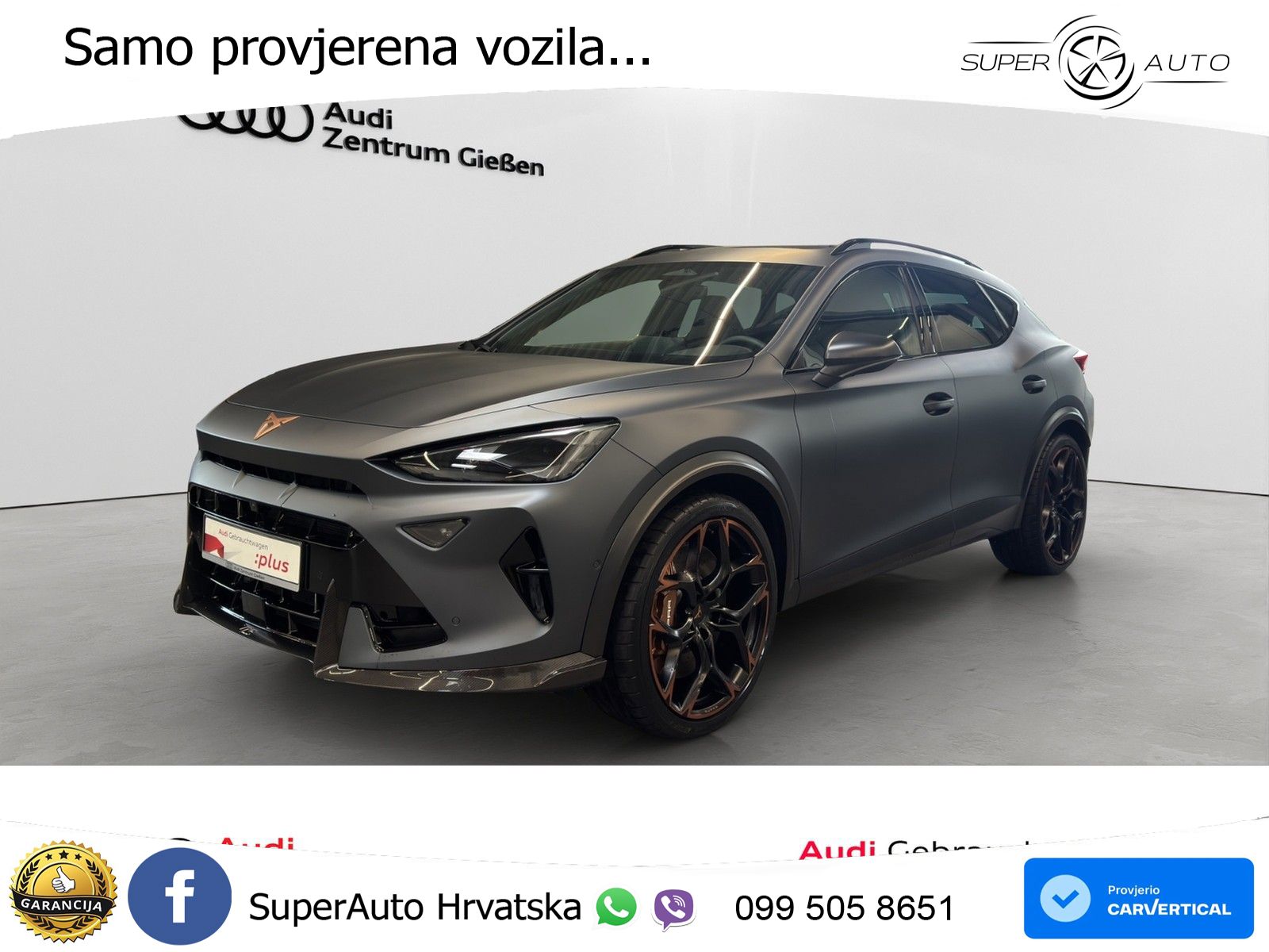 Cupra Formentor VZ5 2.5 TSI (390 KS) 4Drive DSG LED+GR SJED+ACC