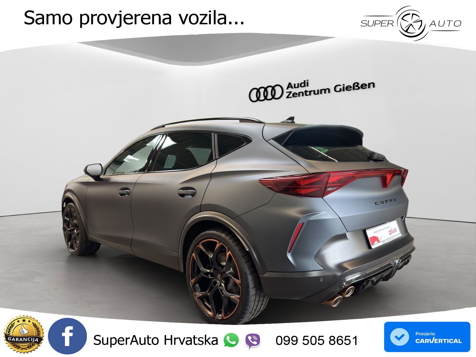 Cupra Formentor VZ5 2.5 TSI (390 KS) 4Drive DSG LED+GR SJED+ACC