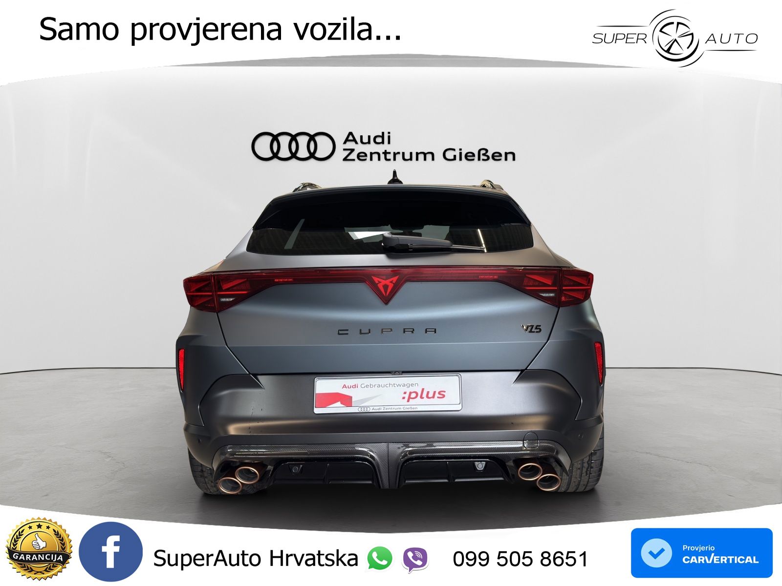 Cupra Formentor VZ5 2.5 TSI (390 KS) 4Drive DSG LED+GR SJED+ACC
