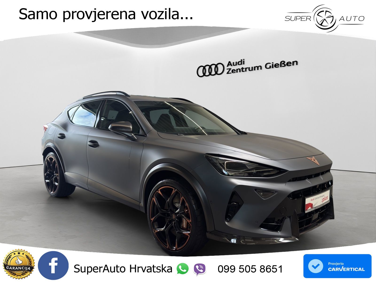 Cupra Formentor VZ5 2.5 TSI (390 KS) 4Drive DSG LED+GR SJED+ACC