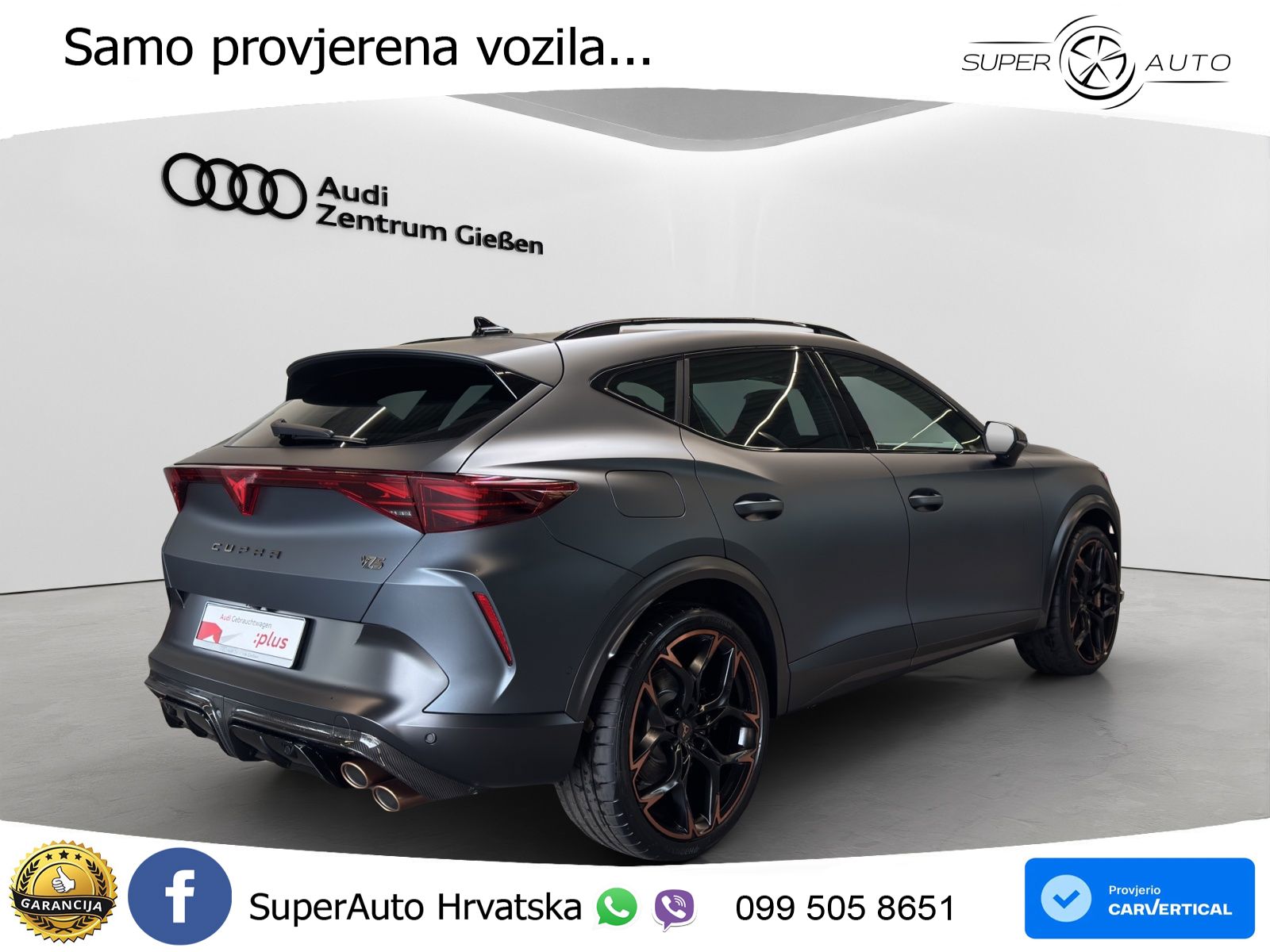 Cupra Formentor VZ5 2.5 TSI (390 KS) 4Drive DSG LED+GR SJED+ACC