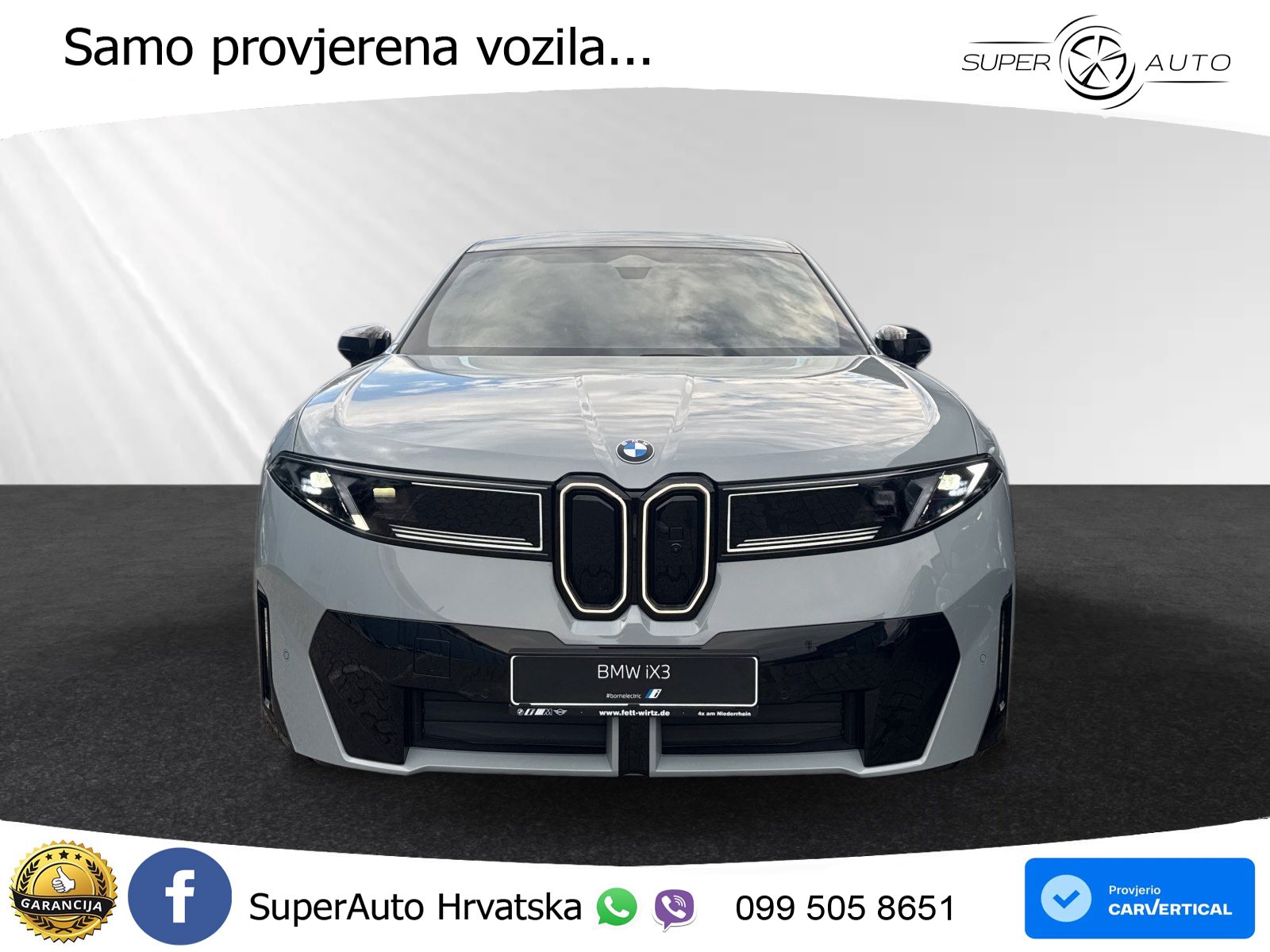 BMW iX3 40 82.6 kWh (320 KS) M Sport LED+GR SJED+ACC
