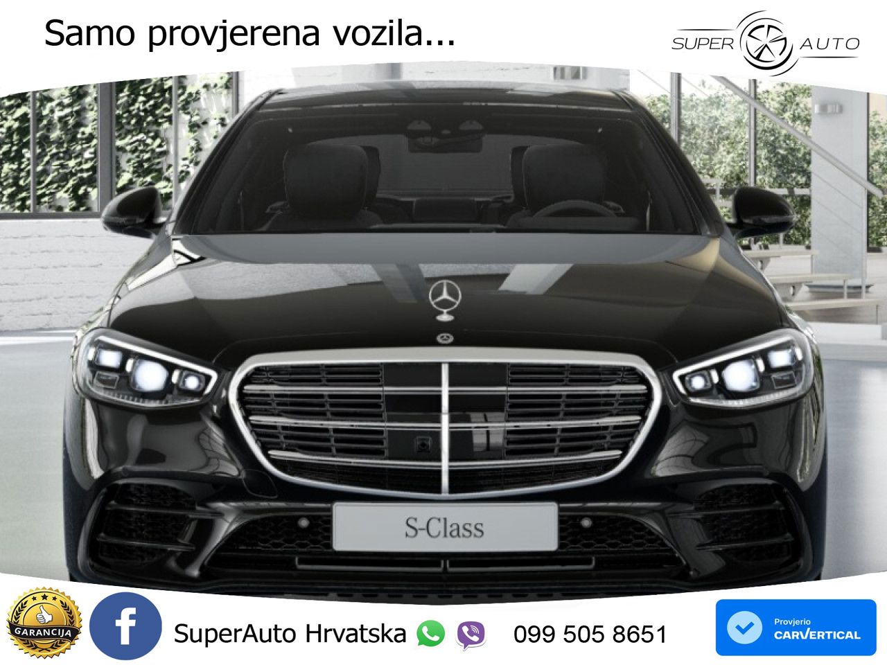 Mercedes S 450d (367 KS) EQ Boost 4MATIC 9G-TRONIC AMG LED+GR SJED+ACC