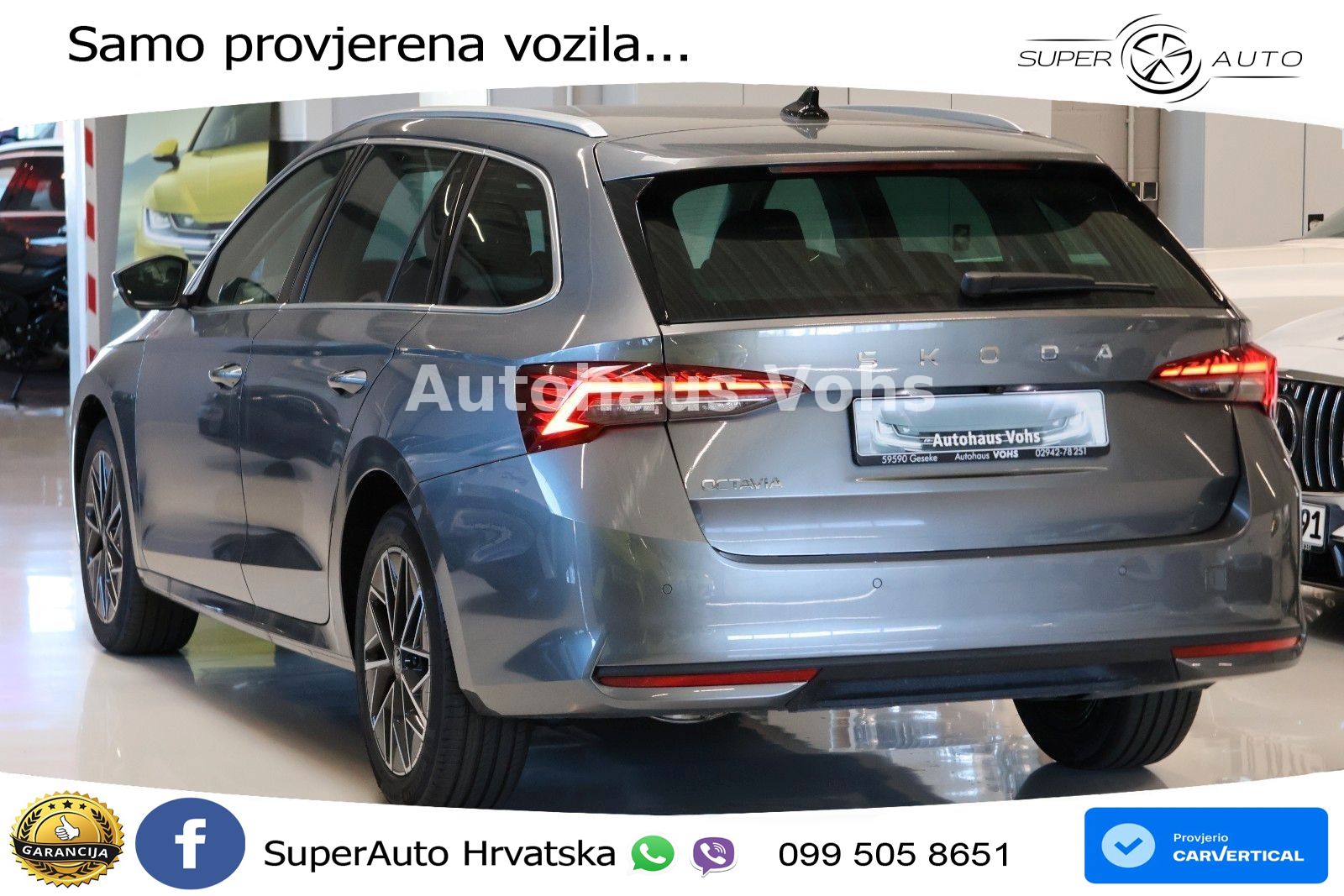 Škoda Octavia Combi 2.0 TDI (150 KS) DSG Selection LED+GR SJED+ACC