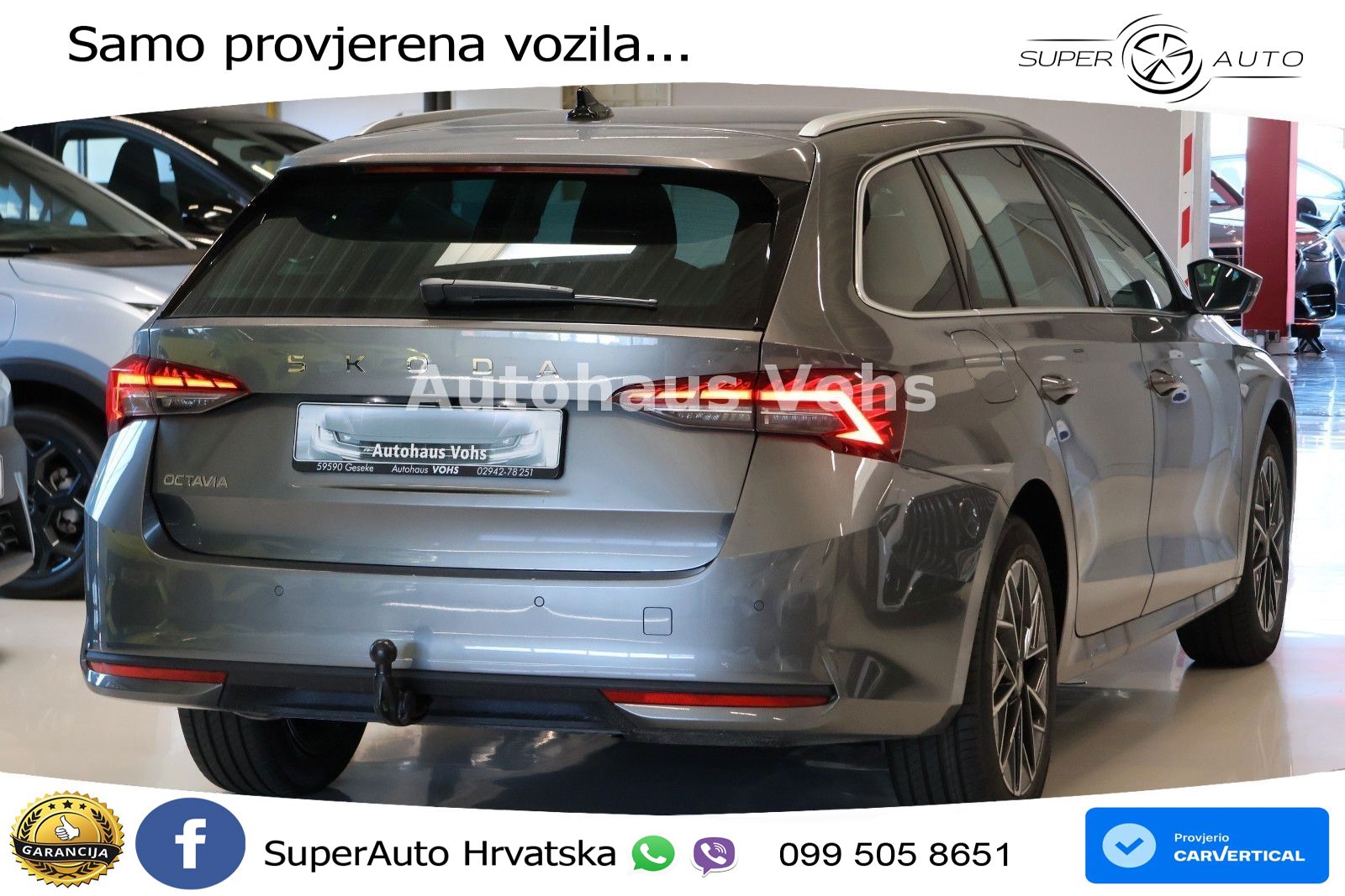 Škoda Octavia Combi 2.0 TDI (150 KS) DSG Selection LED+GR SJED+ACC