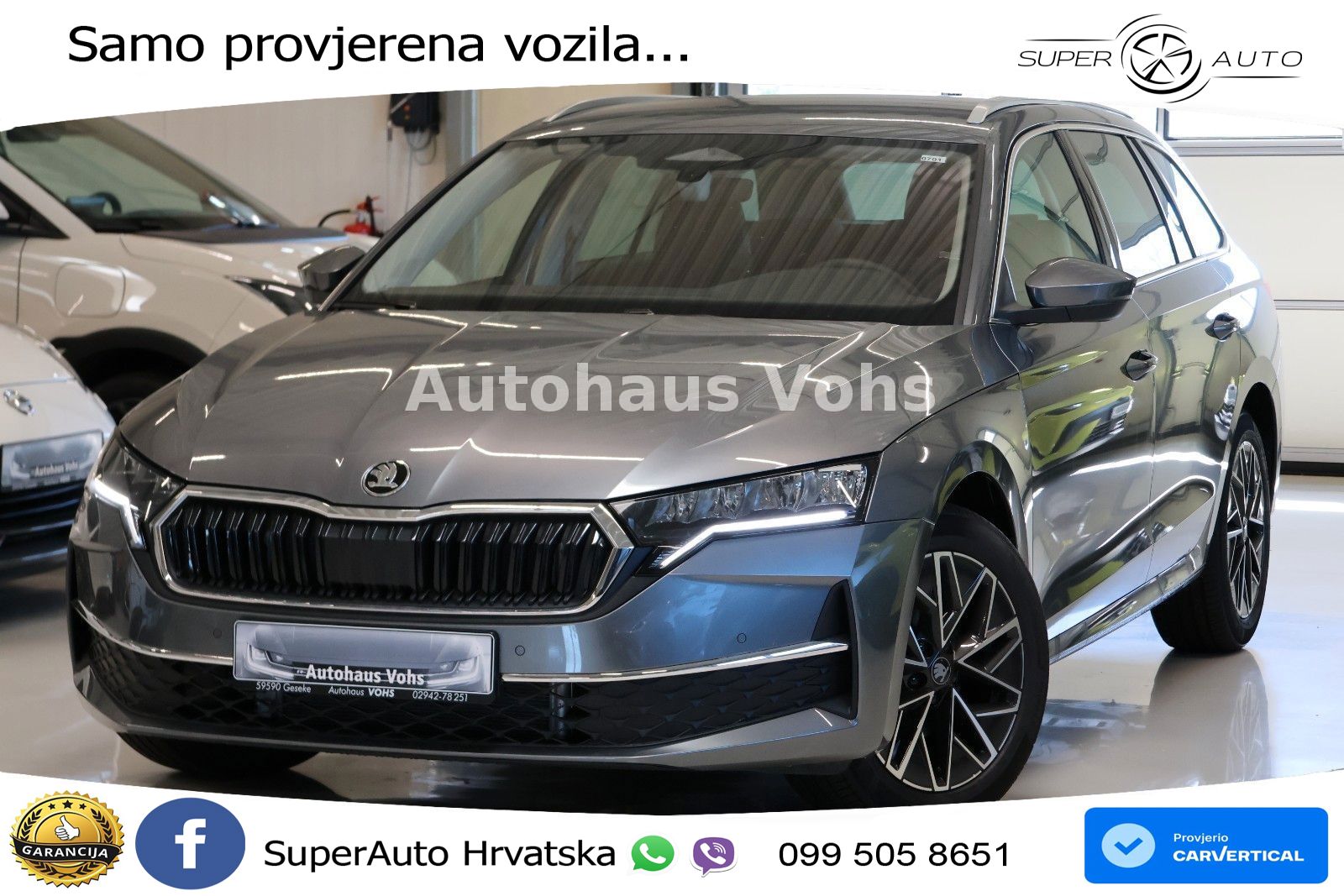 Škoda Octavia Combi 2.0 TDI (150 KS) DSG Selection LED+GR SJED+ACC