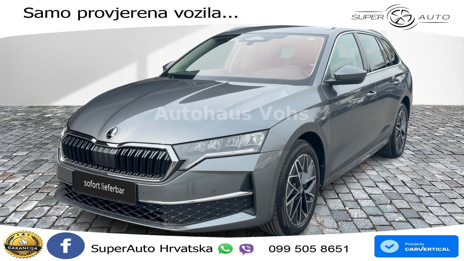 Škoda Octavia Combi 2.0 TDI (150 KS) DSG Selection LED+GR SJED+ACC
