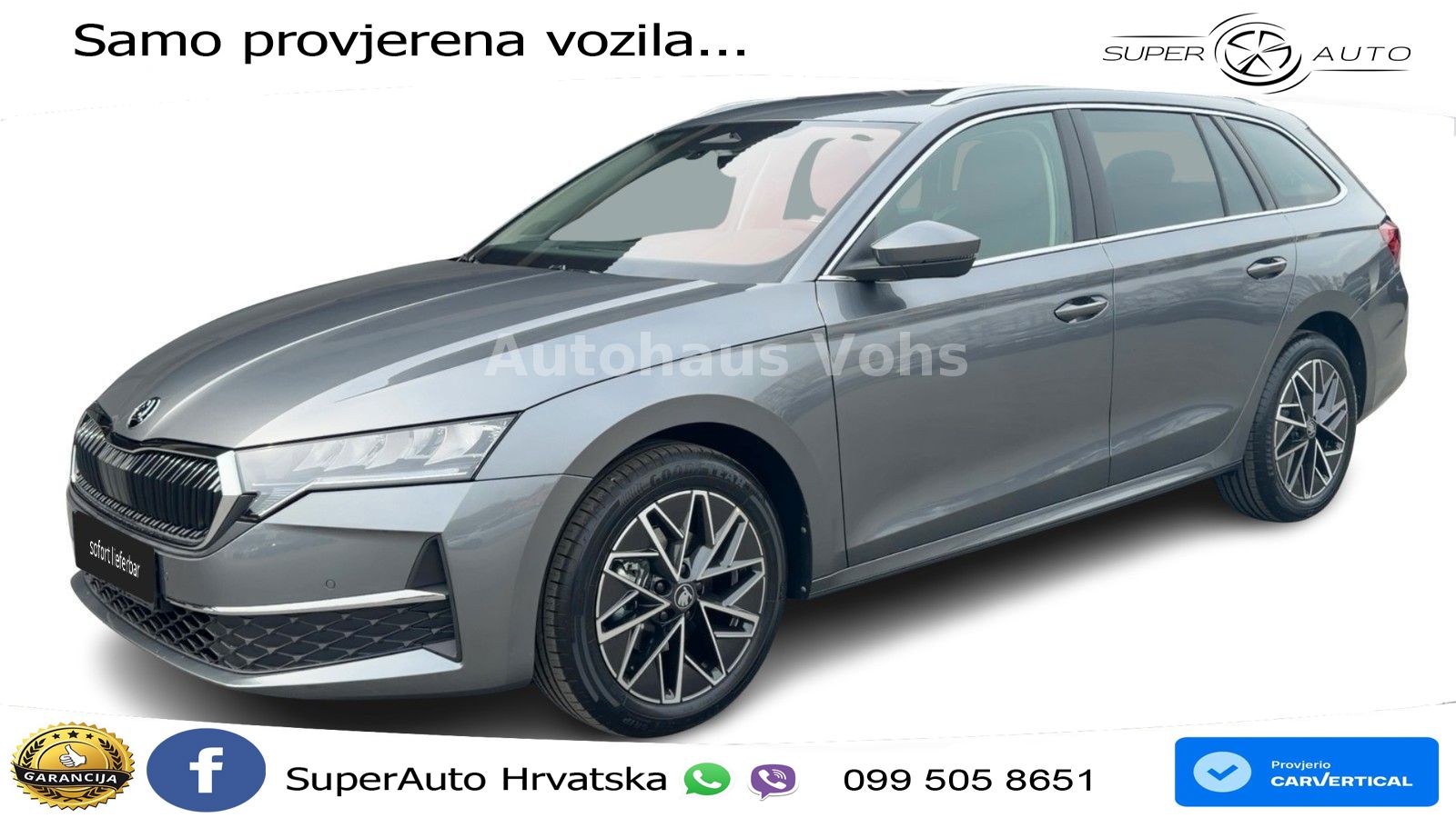 Škoda Octavia Combi 2.0 TDI (150 KS) DSG Selection LED+GR SJED+ACC