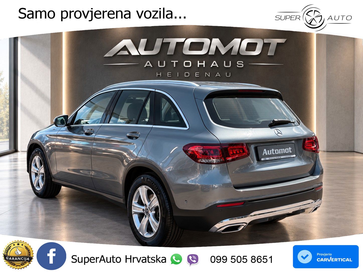 Mercedes GLC 300d (245 KS) 4MATIC G-TRONIC LED+GR SJED+ACC