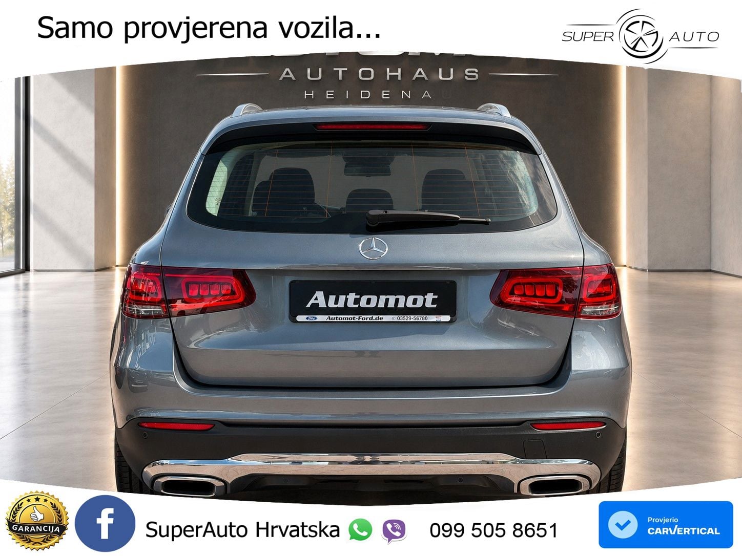 Mercedes GLC 300d (245 KS) 4MATIC G-TRONIC LED+GR SJED+ACC