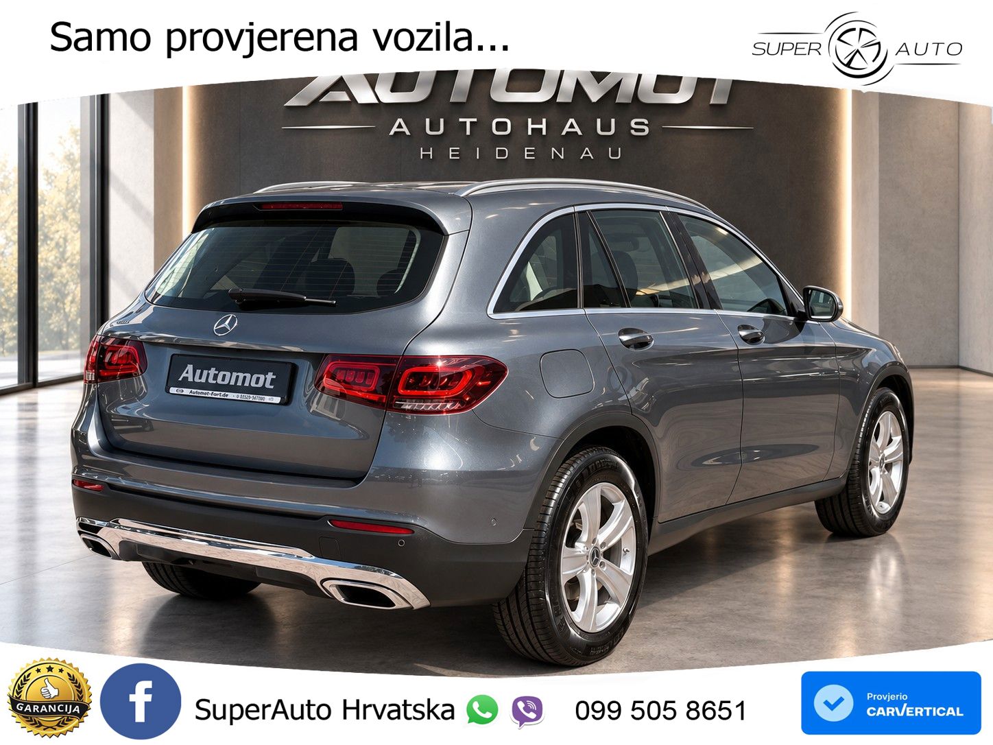 Mercedes GLC 300d (245 KS) 4MATIC G-TRONIC LED+GR SJED+ACC