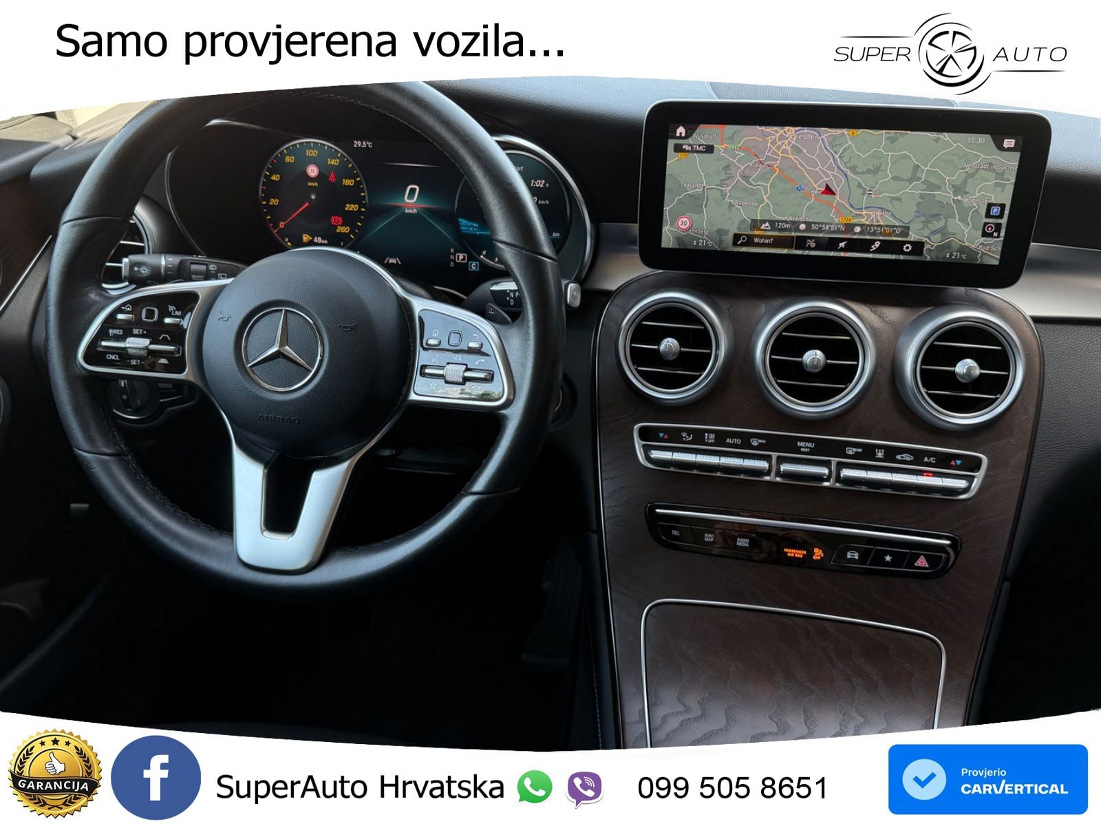 Mercedes GLC 300d (245 KS) 4MATIC G-TRONIC LED+GR SJED+ACC